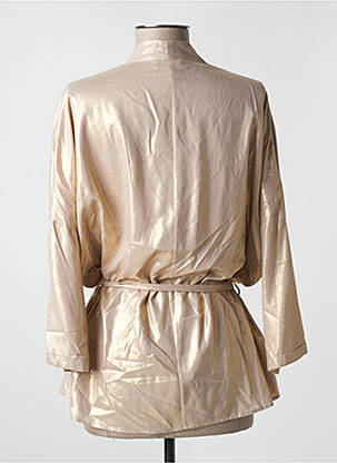 Jachete kimono guler petrecut auriu EVA KAYAN femeie