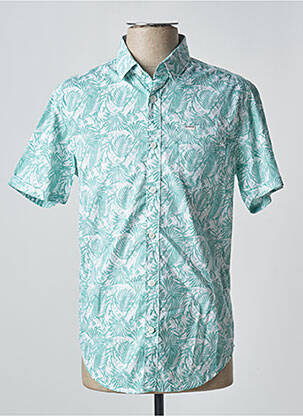 Cămașă cu mâneci scurte verde GARCIA bărbat