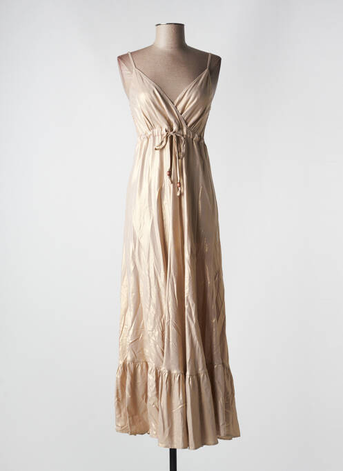 Rochie lungă auriu EVA KAYAN femeie