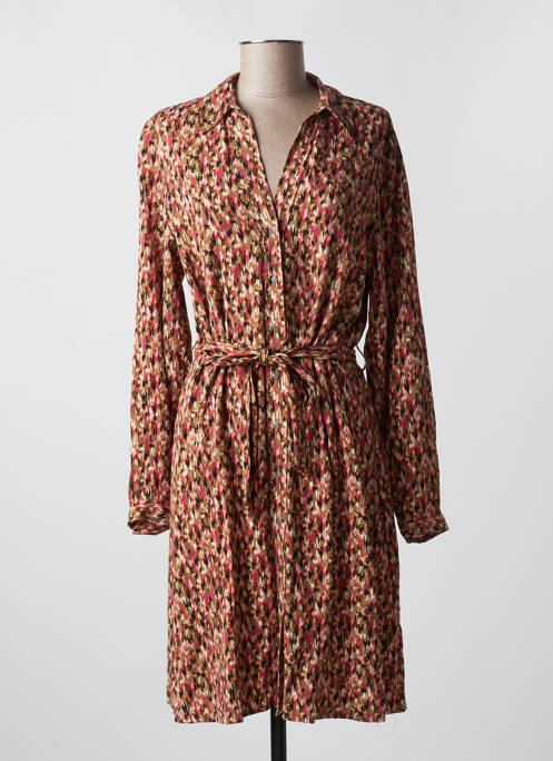 Rochie midi maro GARCIA femeie