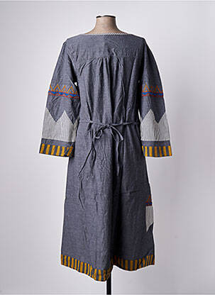 Rochie midi mâneci lungi mâneci lungi gri RHUM RAISIN femeie