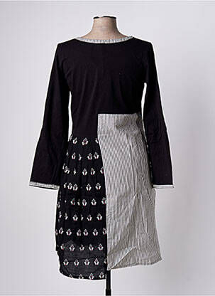 Rochie scurtă mâneci lungi mâneci lungi negru RHUM RAISIN femeie