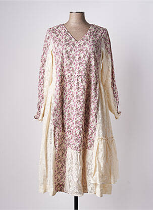 Rochie midi roz RHUM RAISIN femeie