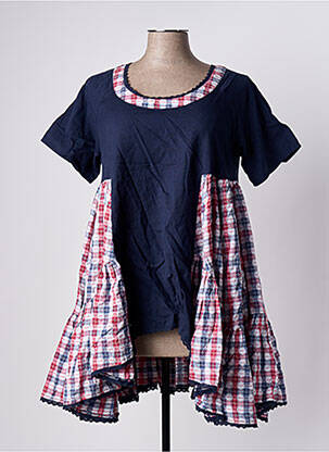 Tunică mâneci scurte albastru RHUM RAISIN femeie