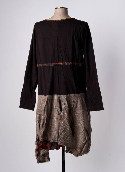 Rochie midi maro RHUM RAISIN femeie