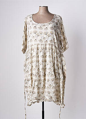 Rochie midi bej RHUM RAISIN femeie