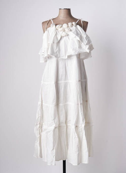 Rochie lungă alb RHUM RAISIN femeie