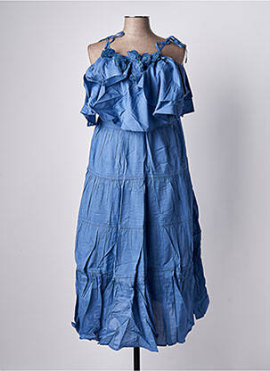 Rochie lungă albastru RHUM RAISIN femeie