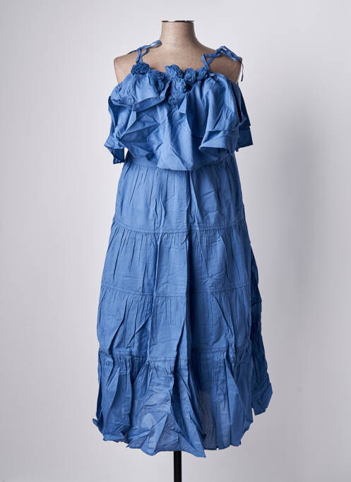 Rochie lungă albastru RHUM RAISIN femeie