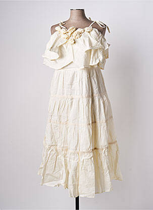 Rochie lungă bej RHUM RAISIN femeie