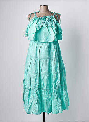 Rochie lungă albastru RHUM RAISIN femeie