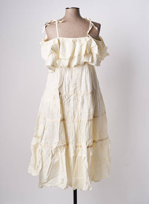 Rochie lungă bej RHUM RAISIN femeie