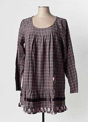 Tunică mâneci lungi gri RHUM RAISIN femeie