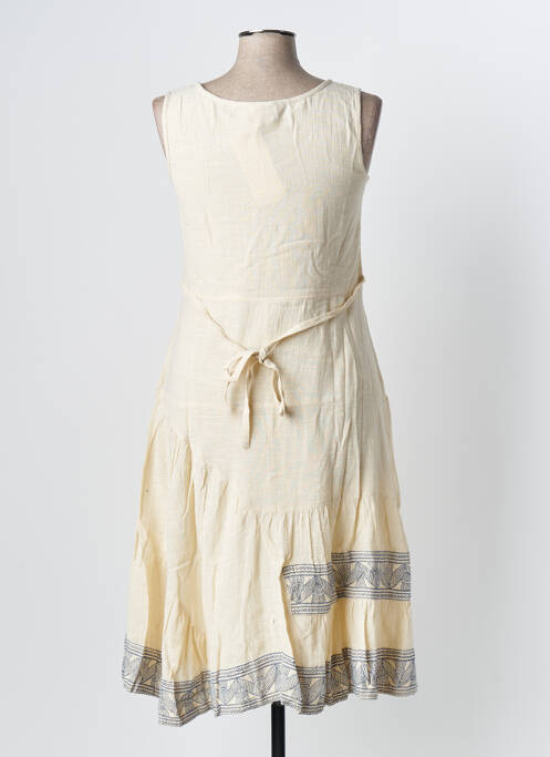 Rochie midi bej RHUM RAISIN femeie