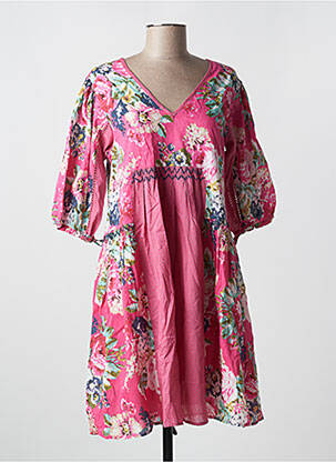 Tunică mâneci scurte roz RHUM RAISIN femeie