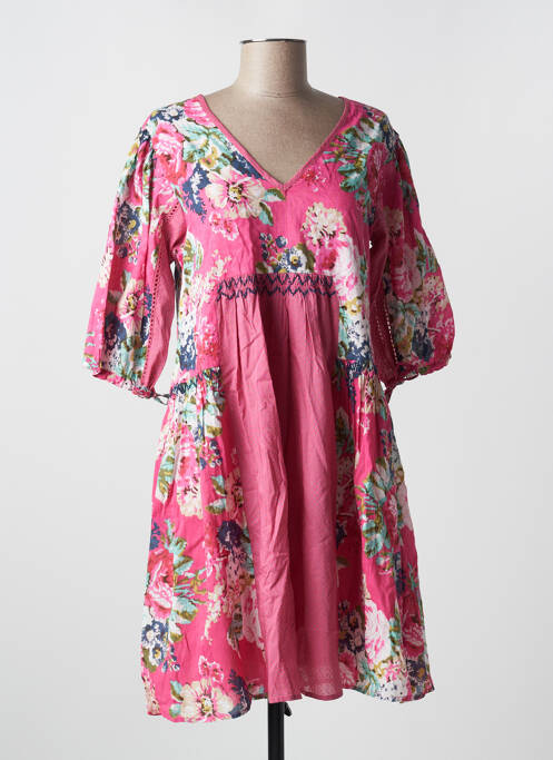 Tunică mâneci scurte roz RHUM RAISIN femeie