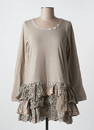 Rochie scurtă bej RHUM RAISIN femeie