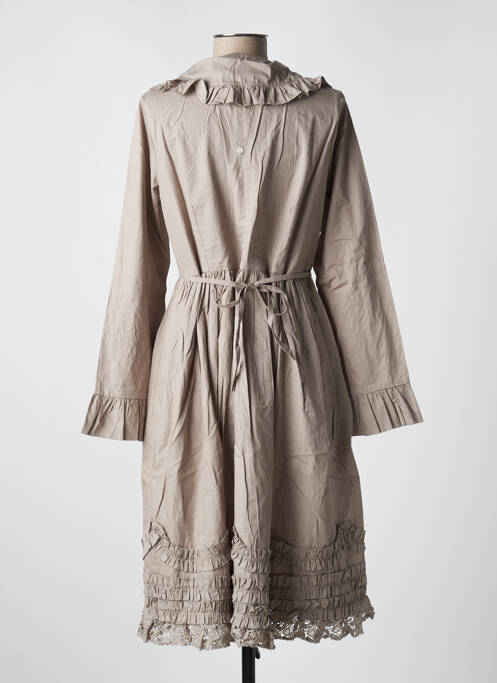 Rochie midi bej RHUM RAISIN femeie