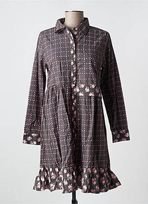 Rochie scurtă mâneci lungi mâneci lungi roz RHUM RAISIN femeie