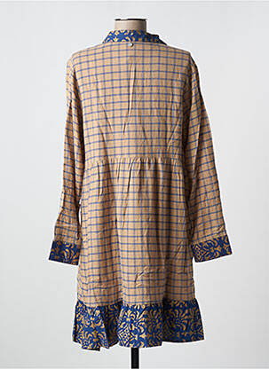Rochie scurtă mâneci lungi mâneci lungi albastru RHUM RAISIN femeie