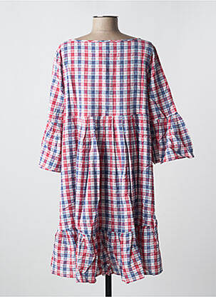 Rochie midi mâneci 3/4 mâneci 3/4 roșu RHUM RAISIN femeie