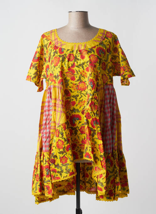 Tunică mâneci scurte galben RHUM RAISIN femeie