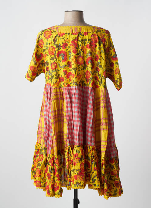 Tunică mâneci scurte galben RHUM RAISIN femeie