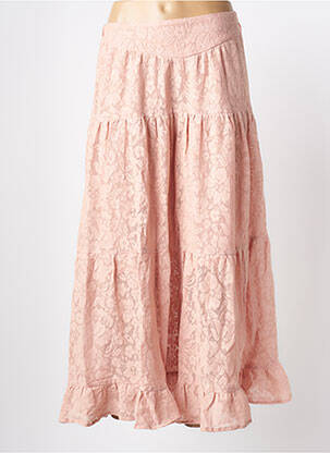 Fustă lungă roz RHUM RAISIN femeie