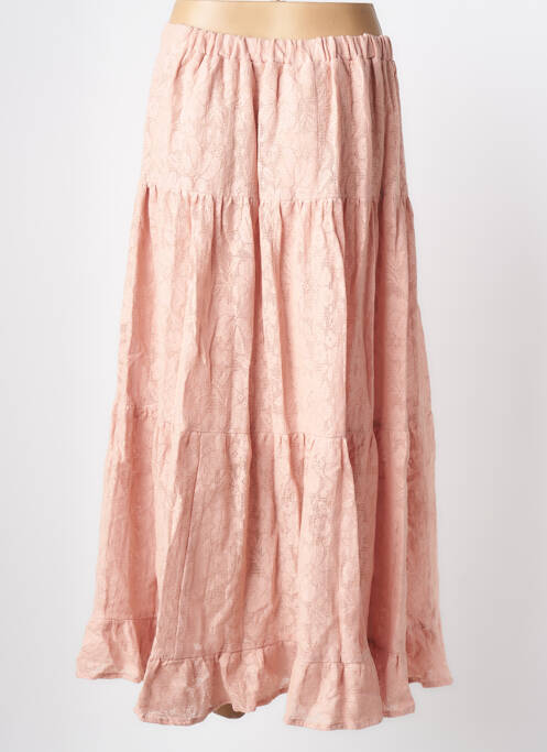 Fustă lungă roz RHUM RAISIN femeie