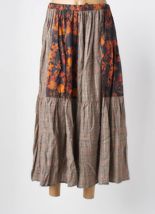 Fustă lungă maro RHUM RAISIN femeie