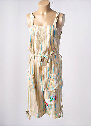 Salopetă scurtă bej RHUM RAISIN femeie