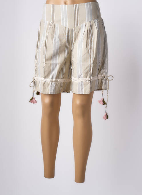 Șort bej RHUM RAISIN femeie