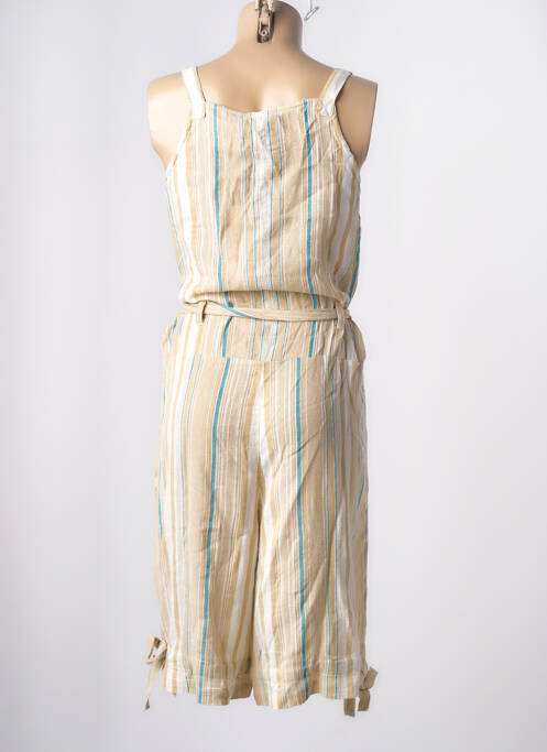 Salopetă scurtă buzunare bretele subțiri bej RHUM RAISIN femme