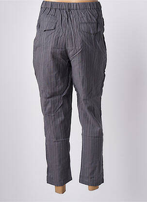 Pantalon 7/8 țesătură poplin mărime normală gri RHUM RAISIN femeie