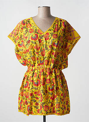 Tunică mâneci scurte galben RHUM RAISIN femeie