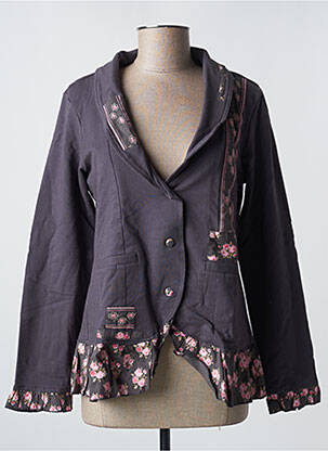 Jachete casual guler tip costum gri RHUM RAISIN femeie