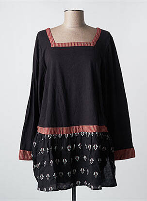 Tunică mâneci lungi mâneci lungi negru RHUM RAISIN femeie