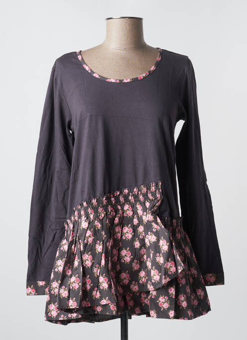 Tunică mâneci lungi gri RHUM RAISIN femeie