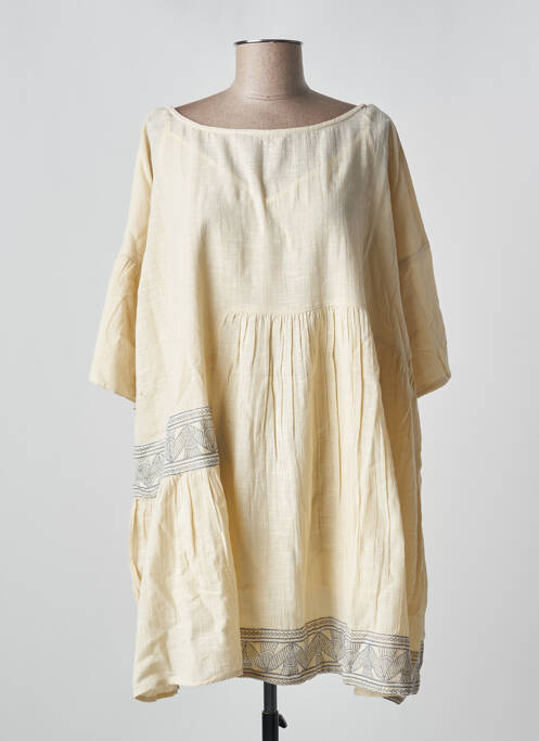 Tunică mâneci scurte bej RHUM RAISIN femeie