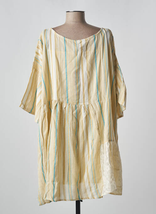 Tunică mâneci scurte bej RHUM RAISIN femeie