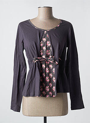 Tricou mâneci lungi mâneci lungi gri RHUM RAISIN femeie