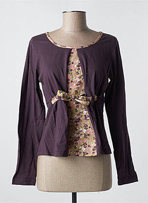 Tricou mâneci lungi mâneci lungi violet RHUM RAISIN femeie