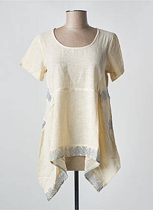 Tunică mâneci scurte bej RHUM RAISIN femeie