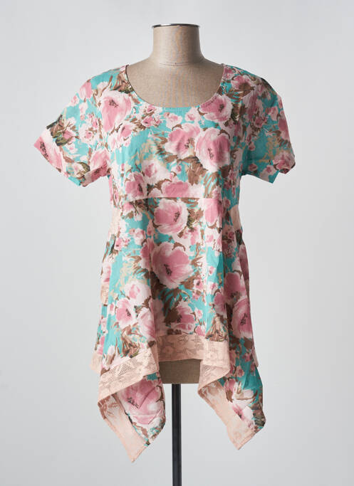 Tunică mâneci scurte roz RHUM RAISIN femeie