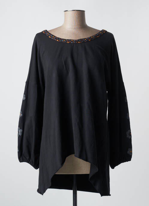 Tunică mâneci lungi negru RHUM RAISIN femeie