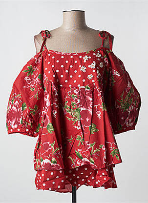 Tunică mâneci lungi mâneci lungi roșu RHUM RAISIN femme