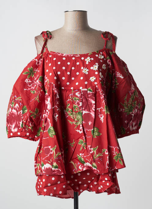 Tunică mâneci lungi roșu RHUM RAISIN femeie