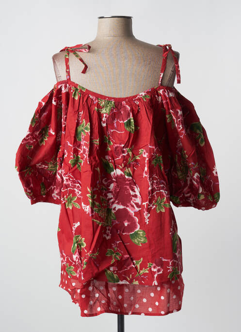 Tunică mâneci lungi roșu RHUM RAISIN femeie