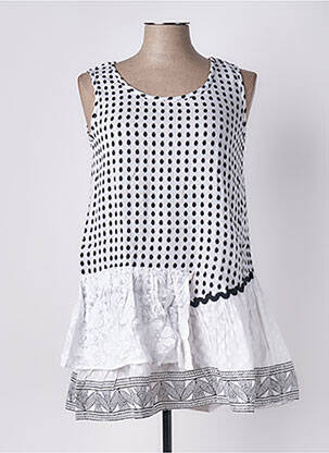 Tunică fără mâneci alb RHUM RAISIN femeie