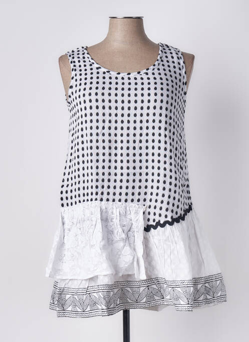 Tunică fără mâneci alb RHUM RAISIN femeie